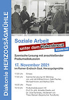 Plakat"Soziale Arbeit unter dem Hakenkreuz als PDF zum Herunterladen