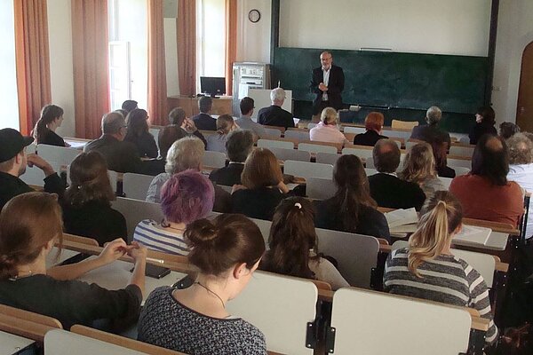 Foto von Dr. Norbert Göttler, Heimatpfleger Bezirk Oberbayern, Mitveranstalter Fachtagung 2015