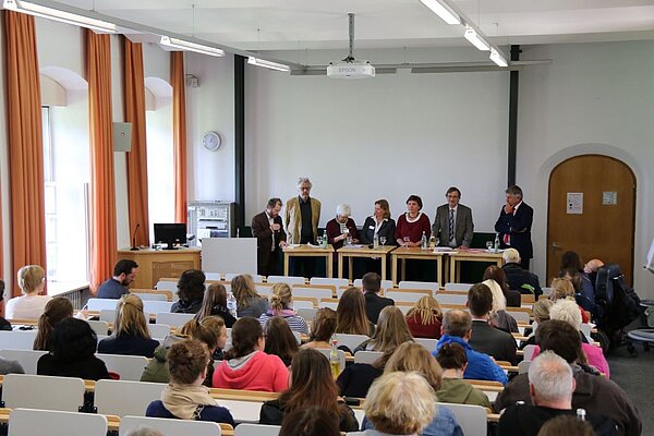Abschlusspodium an der KSFH in Benediktbeuren