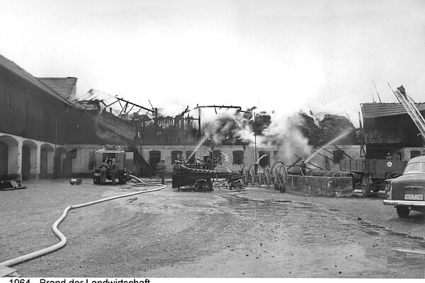 1964 Brand der Landwirtschaft