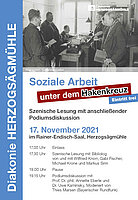 Link zu Plakat "Soziale Arbeit unter dem Hakenkreuz", PDF zum Herunterladen, 100 KB